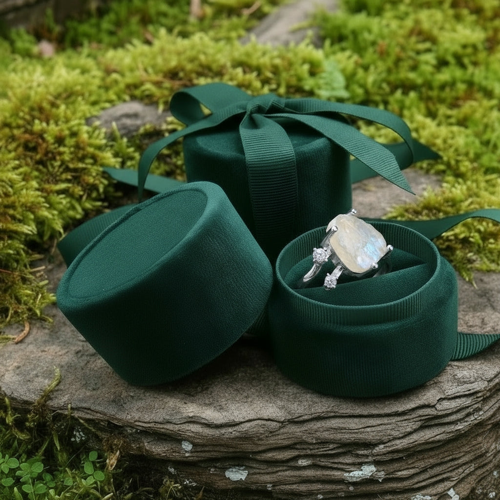 Moonstone & Silver Ring