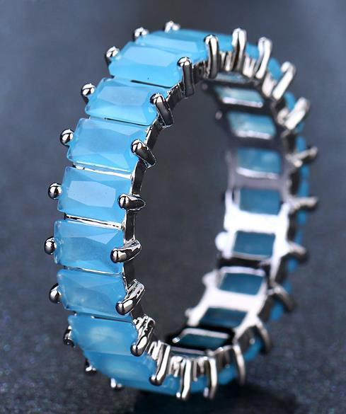 Cubic Zirconia Ring in 9 Color Options