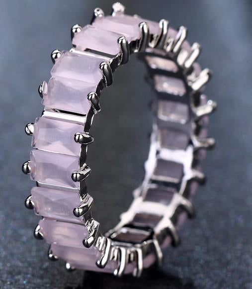 Cubic Zirconia Ring in 9 Color Options