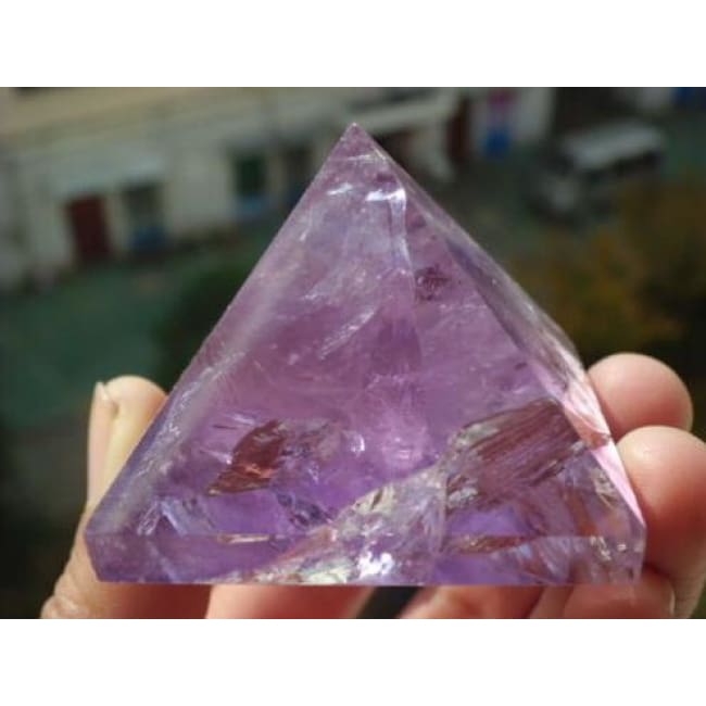 Amethyst Crystal Pyramid