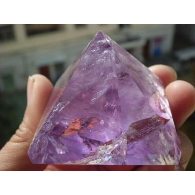 Amethyst Crystal Pyramid