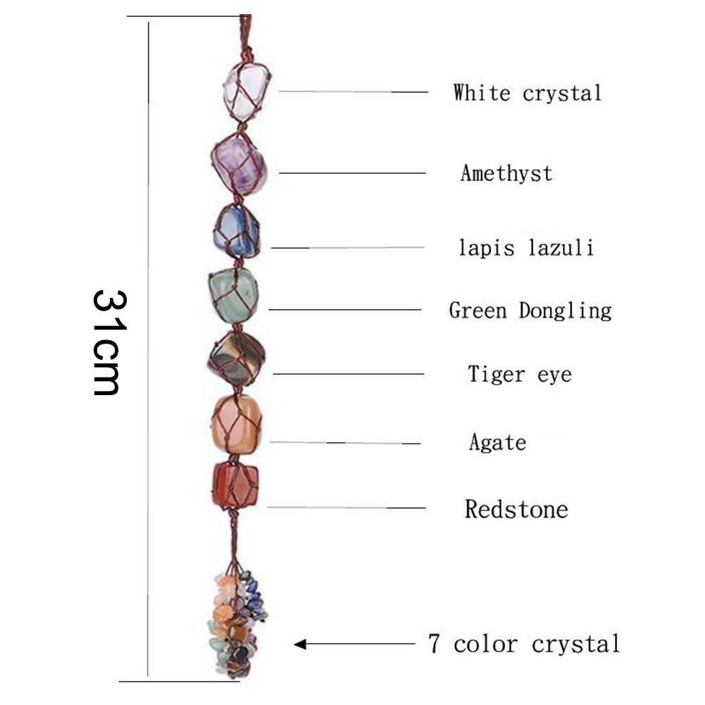 7 Chakra Stone Hanging Ornament