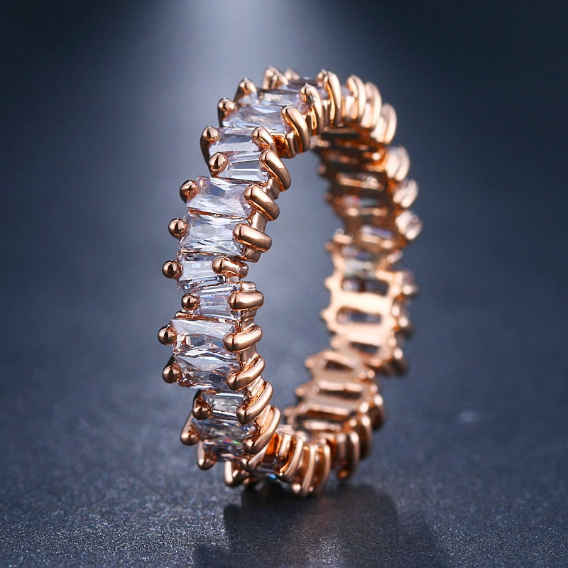 Cubic Zirconia Band Style Ring