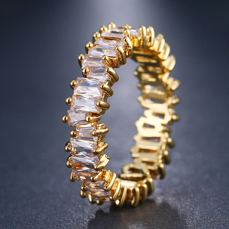 Cubic Zirconia Band Style Ring