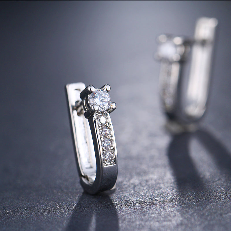 Cubic Zirconia Mini Earrings