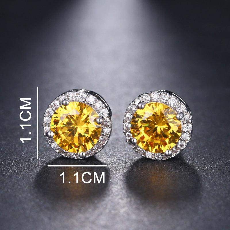 Cubic Zirconia Stud Earrings
