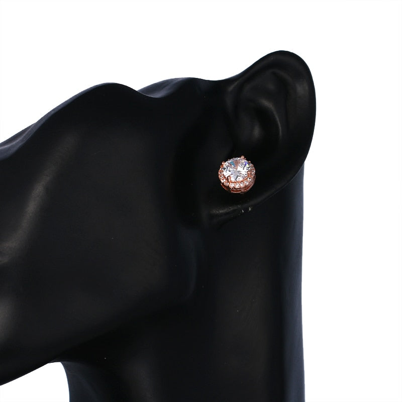 Cubic Zirconia Stud Earrings