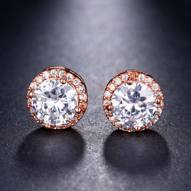 Cubic Zirconia Stud Earrings
