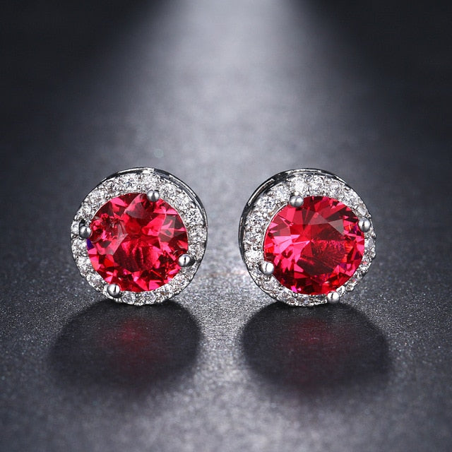 Cubic Zirconia Stud Earrings