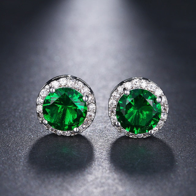 Cubic Zirconia Stud Earrings