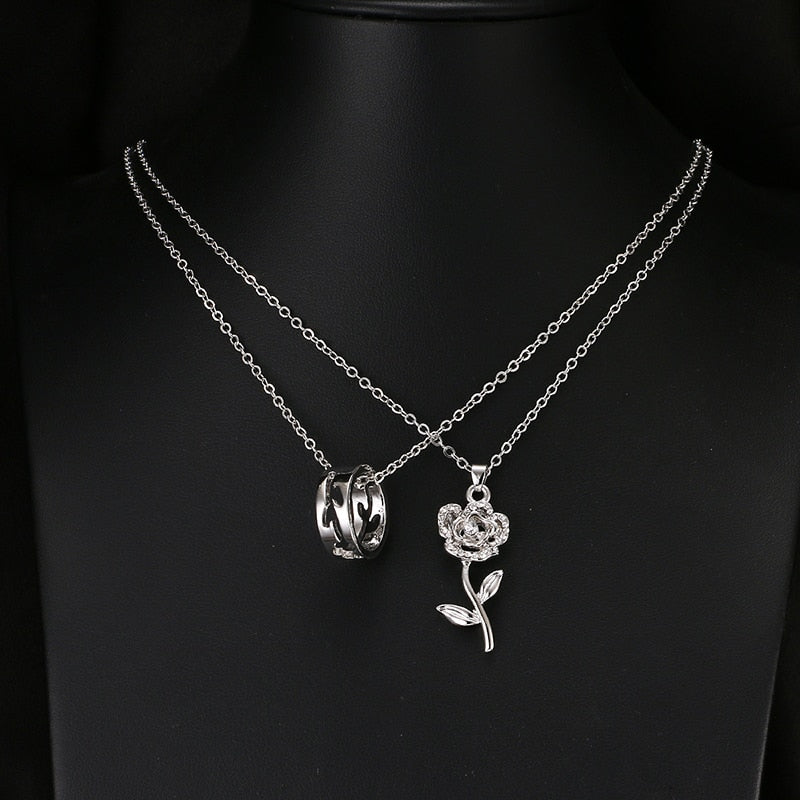 2 Piece Necklace Pendant Set