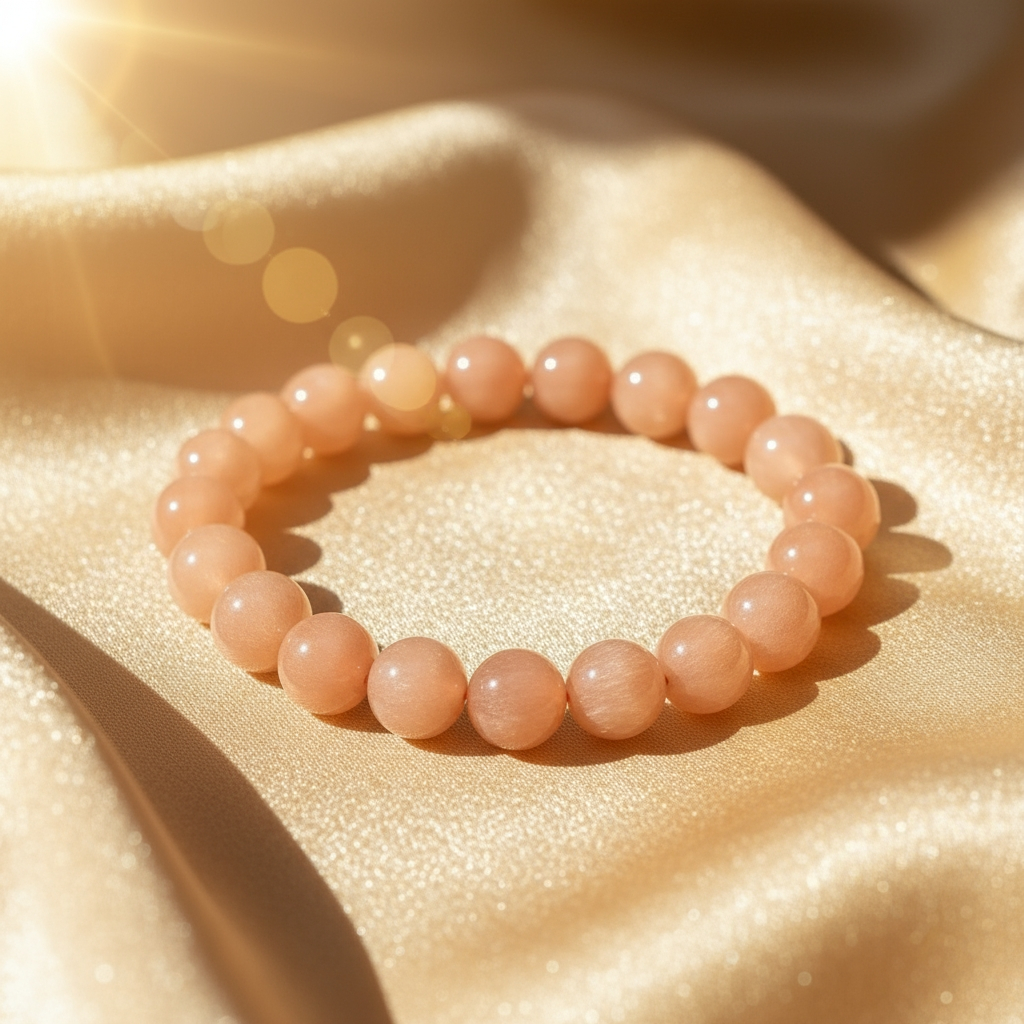 Golden Sunstone Mala Bracelet
