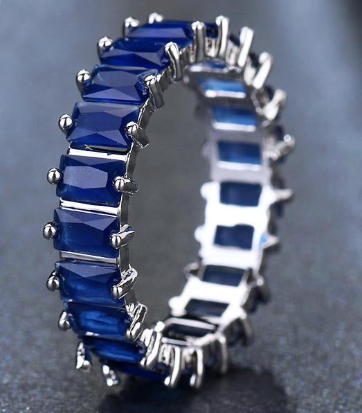 Cubic Zirconia Ring in 9 Color Options
