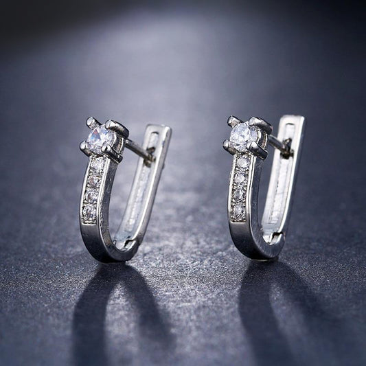 Cubic Zirconia Mini Earrings