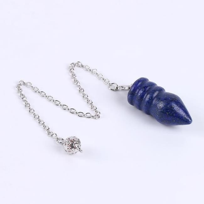 Natural Gem Stone Dowsing Pendulum - Lapis Lazuli