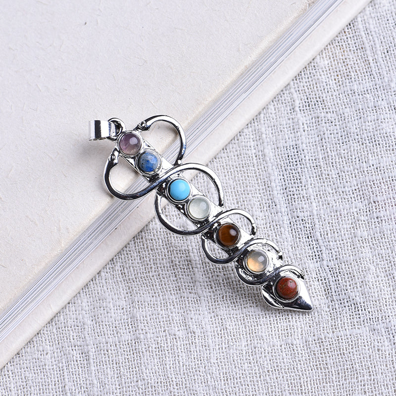 7 Chakra Stone Pendant