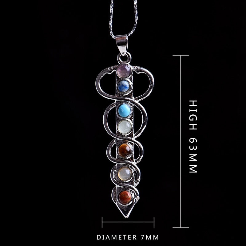 7 Chakra Stone Pendant