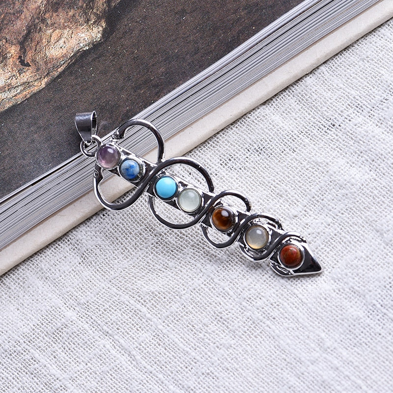 7 Chakra Stone Pendant