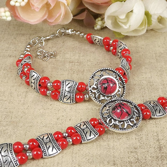 Natural Gemstones Beads Bracelet
