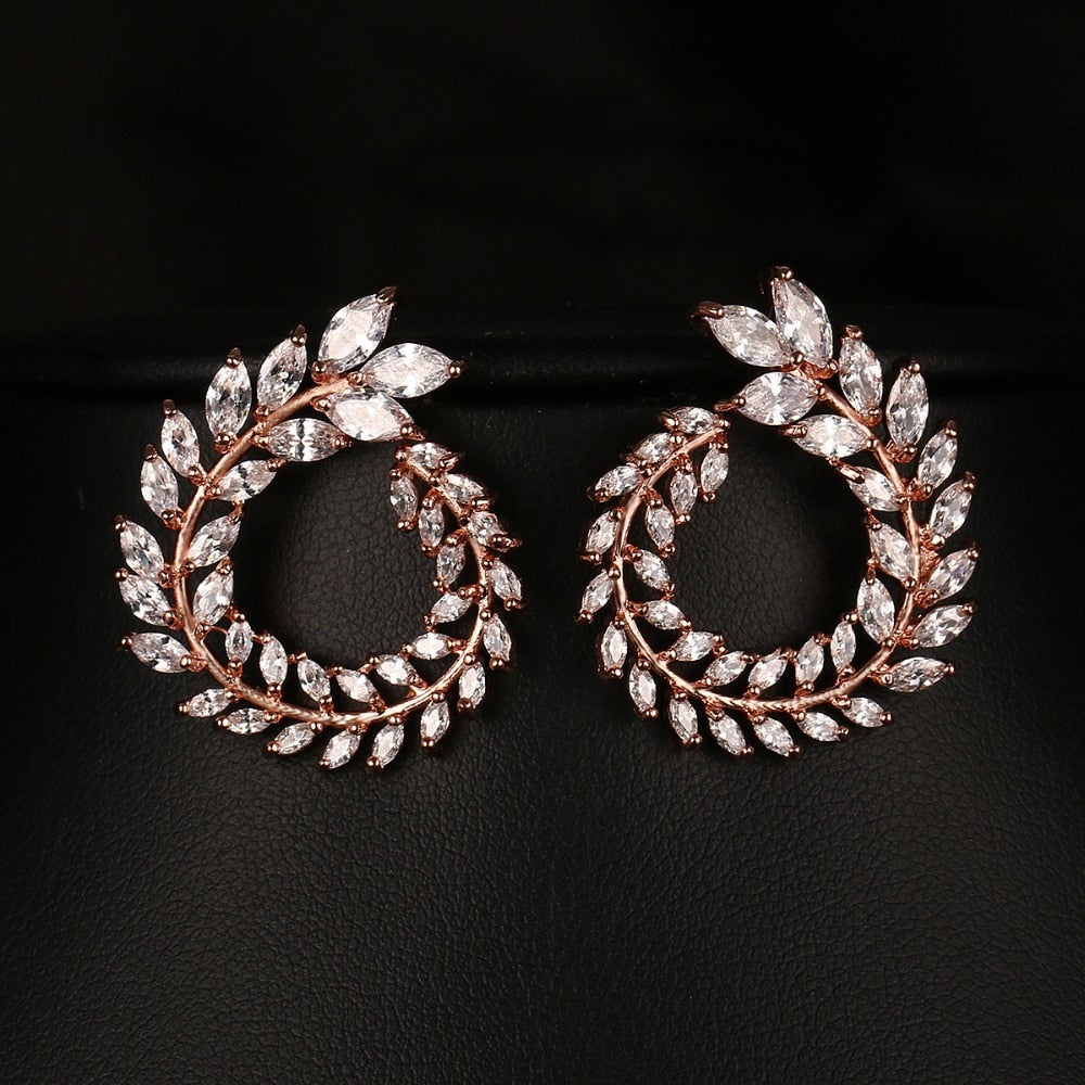 Leaf Swirl Earrings