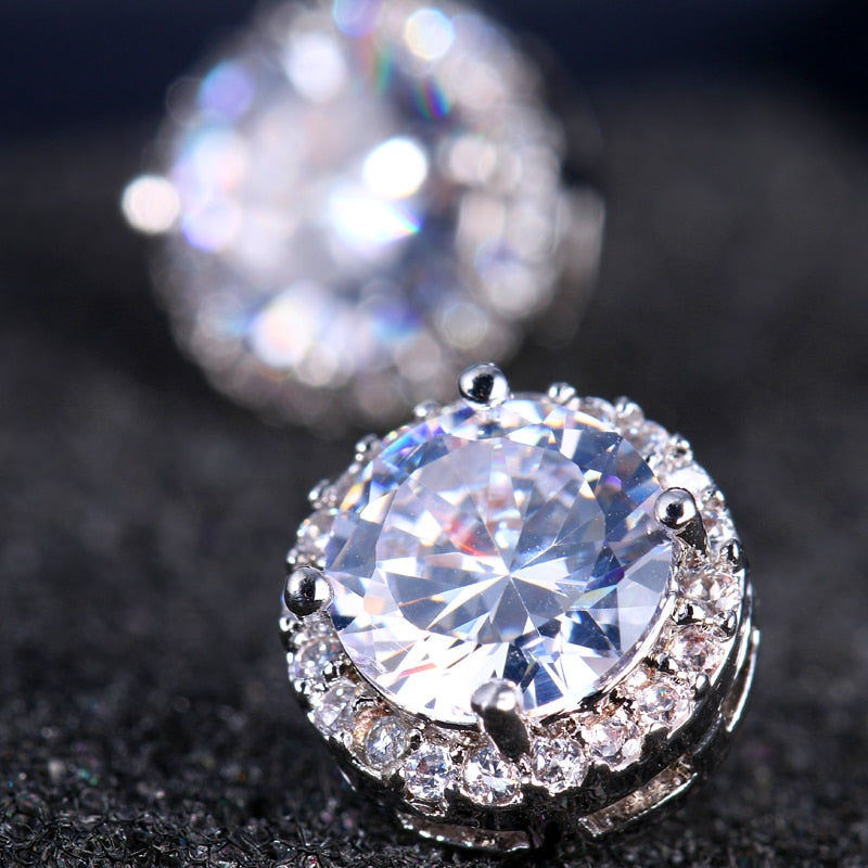 Cubic Zirconia Stud Earrings