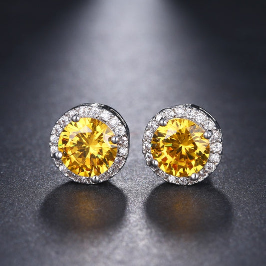 Cubic Zirconia Stud Earrings