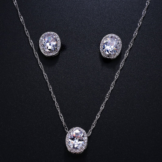 Cubic Zirconia Jewelry Set