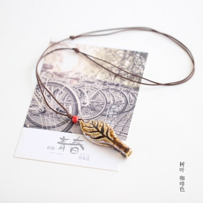 Ceramic Whistle Necklace