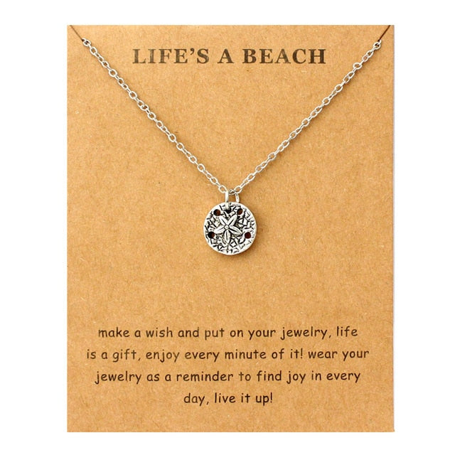 (CLEARANCE) Life is a Beach Necklaces Choose Your Charm
