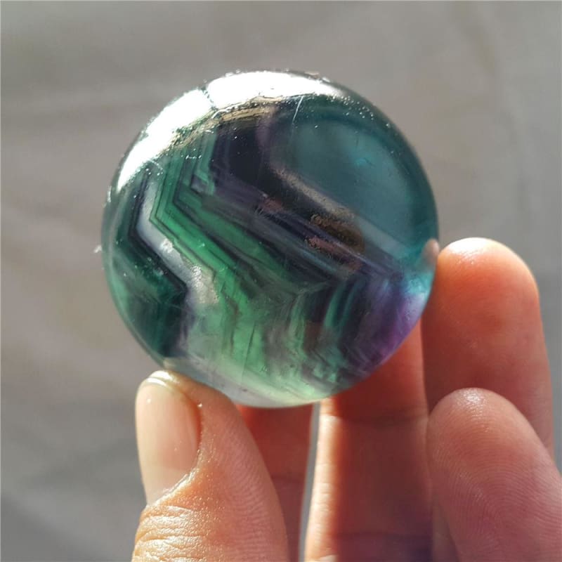Rainbow Fluorite Crystal Ball